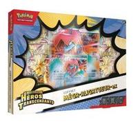 Coffret pokemon me2.5 méga-aligatueur ex pv 370 - méga-évolution - héros transcendants - 4 boosters - set cartes à collectionner française