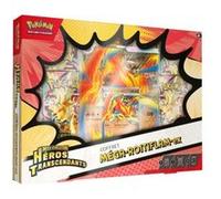 Coffret pokemon me2.5 méga-roitiflam ex pv 380 - méga-évolution - héros transcendants - 4 boosters - set cartes à collectionner française