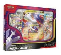 Coffret pokemon méga latias ex pv280 - 4 boosters - set cartes à collectionner français + 1 carte tigre