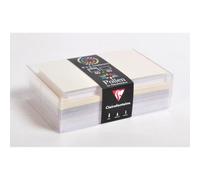 Coffret Pollen de 40 enveloppes 90x40mm + 40 cartes 82x128mm - Assortiment Mariage