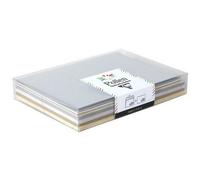 Coffret Pollen uni de 20 enveloppes 114x162mm + 20 cartes 110x155mm - Assortiment Chic - Assortiment