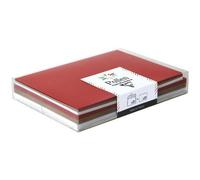 Coffret Pollen uni de 20 enveloppes 114x162mm + 20 cartes 110x155mm - Assortiment Noël scandinave - Assortiment