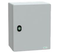 Coffret polyester SCHNEIDER NSYPLM3025G 308x250x160 - IP66 Ral 7035 PanelSet PLM