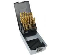 Coffret polymère de 25 forets taillés meulés HSS TiN 1-13mm- F2-C25 SAM OUTILLAGE