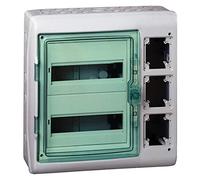 Coffret polyvalent Kaedra 24 modules - 3 ouvertures - 448 x 460 mm