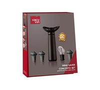 Coffret Pompe à vide noire + 3 bouchons + 1 anti-goutte