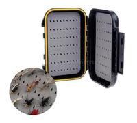 Coffret Portable De Rangement De Leurre De Pêche À La Mouche,Boîtier Étanche De Stockage D'appâts Pour Pécher La Truite,