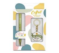 Coffret Porte Clés et Stylo - ATSEM