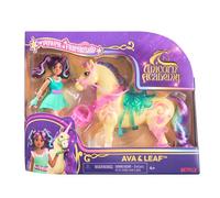 Unicorn Academy - L'Ecole des Licornes - Licorne Leaf + Poupée Ava - Licorne, Poupée Et Accessoires À Collectionner - Jouets Inspirés De La Série L'Ecole des Licornes - Jouet Enfant 4 Ans Et +