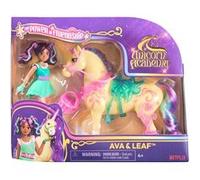 Coffret Poupée et Licorne L’Ecole des Licornes Ava et Leaf Unicorn Academy Multicolore F