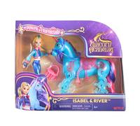 Unicorn Academy - L'Ecole des Licornes - Licorne River + Poupée Isabel - Licorne, Poupée Et Accessoires À Collectionner - Jouets Inspirés De La Série L'Ecole des Licornes - Jouet Enfant 4 Ans Et +