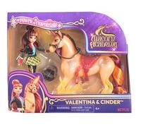 Unicorn Academy - L'Ecole des Licornes - Licorne Cinder + Poupée Valentina - Licorne, Poupée Et Accessoires À Collectionner- Jouets Inspirés De La Série L'Ecole des Licornes - Jouet Enfant 4 Ans Et +