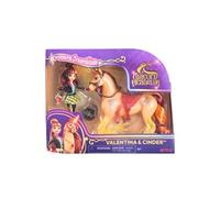 Unicorn Academy - L'Ecole des Licornes - Licorne Cinder + Poupée Valentina - Licorne, Poupée Et Accessoires À Collectionner- Jouets Inspirés De La Série L'Ecole des Licornes - Jouet Enfant 4 Ans Et +