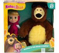 Masha & Michka, Coffret Masha poupée 12 cm, et Michka Peluche 20 cm, Jouets pour Enfants à partir de 3 Ans, GIOCHI PREZIOSI,MHA21