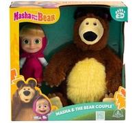 Giochi Preziosi Coffret Masha & Michka – Poupée 12 cm et Peluche 20 cm – Dès 3 ans – MHA21