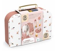 Coffret poupée lapin avec accessoires et valisette