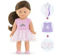 Mini poupée - COROLLE - Romy Licorne - 20 cm - senteur vanille - prêt à offrir