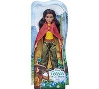 Coffret poupée raya et le dernier dragon - poupée mannequin 29 cm - disney - set collection + 1 carte offerte