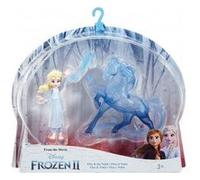 coffret Poupee Reine Des Neiges II : Elsa Et Cheval Nokk et Accessoire - Set Collection Mini Poupee Mannequin et 1 Carte