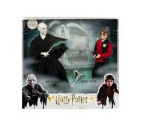 Mattel Coffret poupées articulées Voldemort & Harry Potter, costumes et baguettes inspirés du film