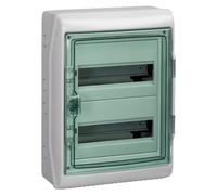 Coffret pour appareillage modulaire Mureva Schneider Electric - 2 rangées - 12 modules - IP65 - En saillie