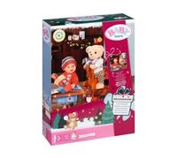 Coffret pour Baby Born Calendrier Avent poupéé - Poupon : Vetements 43 cm Accessoires - Set Mode Habit et Carte Tigre