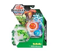 Coffret pour Bakugan - Pack de démarrage gillator Ultra trox howlkor : 3 Boules (Verte Bleue Rouge) - Set Evolutions Serie 4 et Carte Tigre