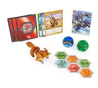 Coffret pour Bakugan - Pack de démarrage toronoid Ultra jettra auratoa : 3 Boules (Brune, Bleu, Verte) - Set geogan Rising Serie 3 et Carte Tigre