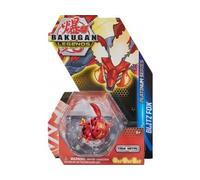 Coffret pour Bakugan - Pack Legends Blitz Fox - Boule Rouge Figurine - Platinum série 4 - Set Jouet garçon et 1 Carte Animal