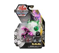 Coffret pour Bakugan - Pack Platinum Power up : Blitz Fox Nano Riptide Nano Fury : 3 Boules - Set Evolutions Serie 4 avec Carte Tigre