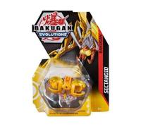 Coffret pour Bakugan - Pack sectanoid : Boule Jaune Figurine - Set Evolutions Serie 4 avec 1 Carte Animal
