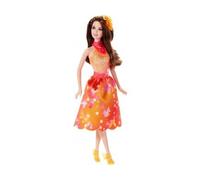 Coffret pour Barbie fée Nori - Set Poupee Mannequin Brune Cheveux Long + Carte Animal - Jouet Fille