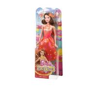 Coffret pour Barbie fée Nori - Set Poupee Mannequin Brune Cheveux Long + Carte Animal - Jouet Fille