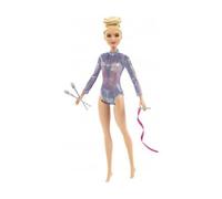 Coffret pour Barbie Gymnastique - poupées + Accessoires - poupée Mannequin Sport - Set 4 Pieces et Carte