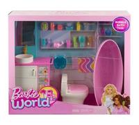 Coffret pour Barbie la Salle de Bain + 20 Accessoires - Set métier et Une Carte Tigre