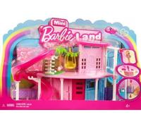 Coffret pour Barbie Maison avec Toboggan de poupée + 1 Figurine + Accessoires - Set Mini pour barbieland + Carte Animal