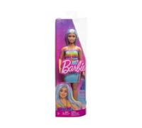 Coffret pour Barbie poupée Mannequin Robe Bleue et Top Arc en Ciel - Set Jouet Fille + 1 Carte Tigre