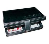 COFFRET POUR CARTES COFFRET LUXE EFFET CUIR Multicolore
