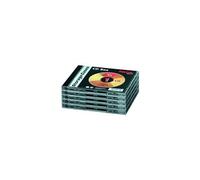 Hama Etui à CD 00044744 1 CD/DVD/Blu-Ray transparent, noir Polystyrène 5 pc(s)