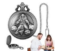 Coffret pour dés de montre de poche, jeu de dés avec boîtier pour montre de poche - Jeu de dés polyédriques 7X en métal, jeu de dés multi-côtés pour petits jeux, jouets de voyage,