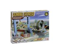 Coffret pour Domino Express 70 pieces - Classic - Pack parcours dominos cascades - circuit Set Jeu construction + carte