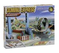 Coffret pour Domino Express 70 pieces - Classic - Pack parcours dominos cascades - circuit Set Jeu construction + carte