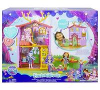 Coffret pour enchantimals. la Maison 53 cm poupées biche danessa et Sprit + 15 Accessoires - Set Figurine Animal - +1 Carte - Mini-Poupee