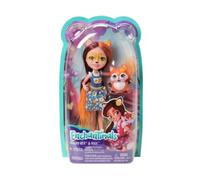 Coffret pour enchantimals Poupee Flick avec Animal Felicity Le Renard - Set Figurine 15cm avec Animal - Mini-Poupee + Carte Tigre