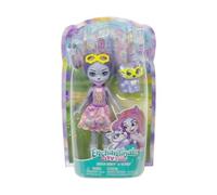 Coffret pour enchantimals Poupee Hadley et Husky sledder - Figurine 15cm avec Animal - Mini-Poupee avec Carte Animal