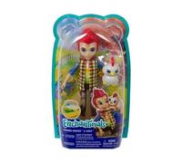 Coffret pour enchantimals: Poupee redward Rooster + Cluck Le Coq - Set Figurine 15cm avec Animal - avec 1 Carte Tigre - Mini-Poupee