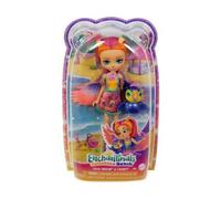 Coffret Pour Enchantimals Poupee Trippi Toucan Et Oiseau Canopy - Figurine 15 Cm Avec Animal - Mini-Poupee + Carte Animaux