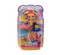 Coffret pour enchantimals Poupee trippi Toucan et Oiseau Canopy - Figurine 15 cm avec Animal - Mini-Poupee + Carte Animal