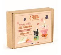 Coffret pour enfants - Bougies à modeler - Les totems animaux