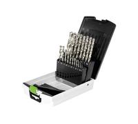 Festool Coffret de forets HSS D 1–10 – Acier – 19 pièces (498981)